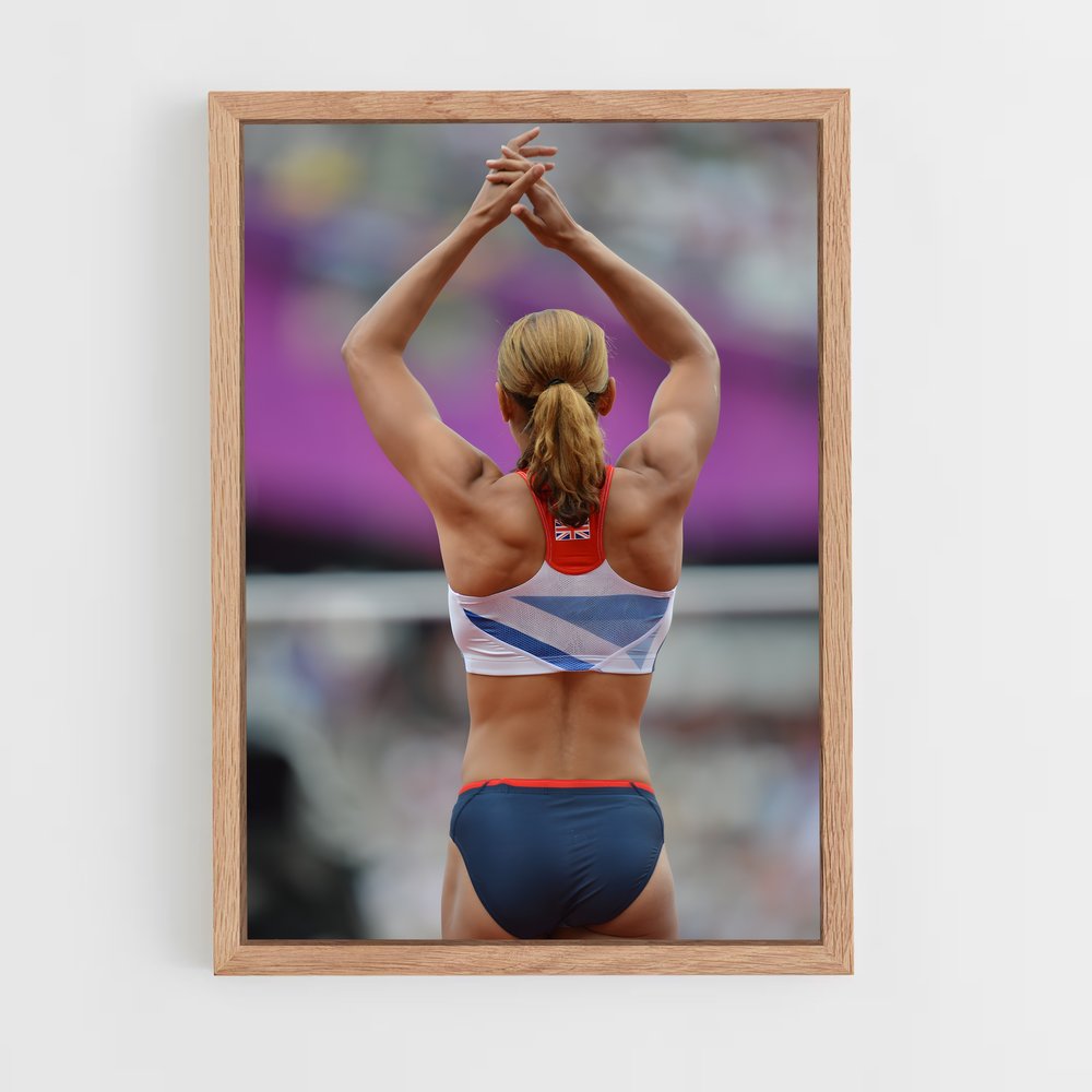 Poster Jessica force – affiche Athlétisme (vue 4)